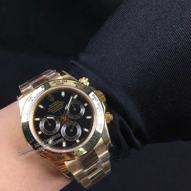 勞力士複刻手錶 Rolex超薄迪通拿新品 灰白金迪 玫瑰金迪 黃金迪 熊貓迪經典男士腕表  gjs2020